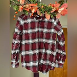 Boys flannel button up. Size 14